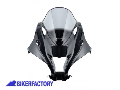 BikerFactory Cupolino parabrezza screen MRA mod Racing x KAWASAKI ZX 10 R 16 in poi alt 38 cm 1036130