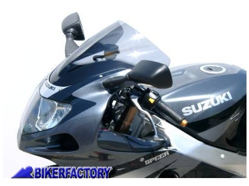 BikerFactory Cupolino parabrezza screen MRA mod Racing x SUZUKI GSX R 600 01 03 SUZUKI GSX R 1000 Fino al 02 SUZUKI GSX R 750 00 03 alt 37 5 cm 1035993