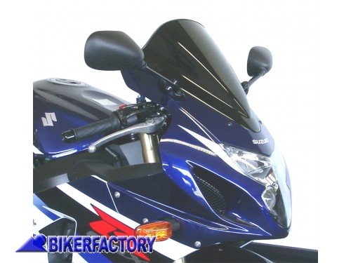 BikerFactory Cupolino parabrezza screen MRA mod Racing x SUZUKI GSX R 600 04 05 SUZUKI GSX R 750 04 05 alt 38 cm 1035997