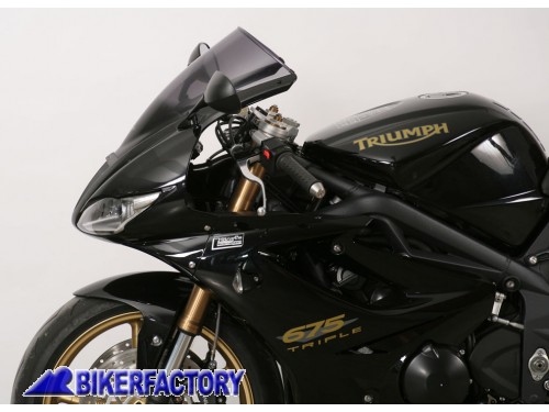 BikerFactory Cupolino parabrezza screen MRA mod Racing x TRIUMPH DAYTONA 675 09 12 alt 40 cm 1036062