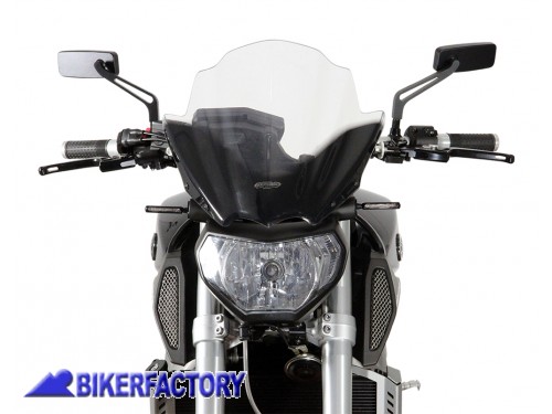BikerFactory Cupolino parabrezza screen MRA mod Racing x YAMAHA MT 09 14 16 alt 38 cm 1036008