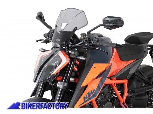 BikerFactory Cupolino parabrezza screen MRA mod Sport NSPM x KTM 1290 Superduke R 20 in poi alt 33 cm 1045833