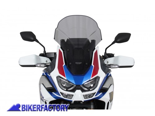 BikerFactory Cupolino parabrezza screen MRA mod TOURING x Honda CRF1100L AFRICA TWIN Adventure Sports 20 in poi Alt 53 5 cm Larg 36 5 cm 1044447