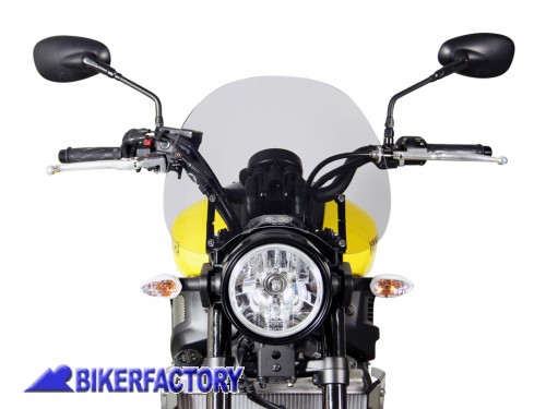 BikerFactory Cupolino parabrezza screen MRA mod Touring NT x Yamaha XSR 700 15 in poi Alt 32 cm Larg 38 cm 1034835