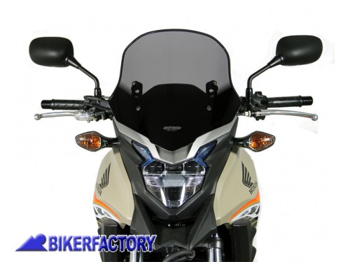 BikerFactory Cupolino parabrezza screen MRA mod Touring x Honda CB500X XA 16 in poi Alt 38 cm Larg 35 cm 1034829