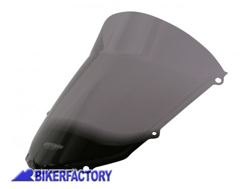BikerFactory Cupolino parabrezza screen MRA mod Touring x KAWASAKI Z750S 05 in poi ZX10R 04 05 Alt 38 5 cm Larg 34 cm 1002044