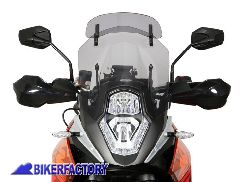 BikerFactory Cupolino parabrezza screen MRA mod Vario Touring x KTM 1050 Adventure 1090 Adventure 1190 Adventure Alt 41 cm Larg 38 cm 1034790