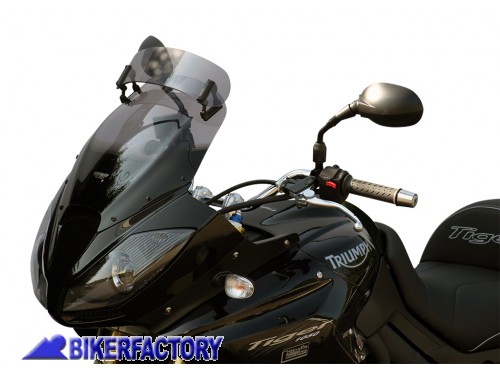 BikerFactory Cupolino parabrezza screen MRA mod Vario Touring x TRIUMPH Tiger 1050 1050 SE 1050 Sport 06 15 alt 38 cm 1001976