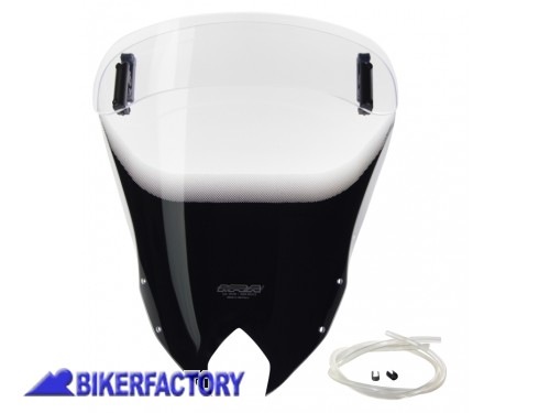 BikerFactory Cupolino parabrezza screen MRA mod Vario Touring x YAMAHA XJ 6 Diversion F FZ 6 R 10 in poi alt 37 5 cm col Fum%C3%A8 1035534