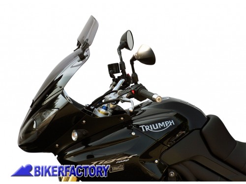 BikerFactory Cupolino parabrezza screen MRA mod X Creen Touring XCT x TRIUMPH Tiger 1050 SE SPORT 06 in poi alt 48 5 cm 1036239