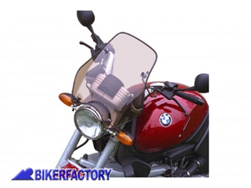 BikerFactory Cupolino parabrezza screen Mini Ranger FUME x BMW R 850 1100 R fino al 2001 h 40 cm Trasparente SE07 BB020PBFG 1050178