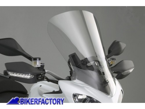 BikerFactory Cupolino parabrezza screen National Cycle VSTREAM mod TALL TOURING x DUCATI Multistrada 1200 10 12 Alt 57 1 cm Largh 40 6 cm ca N20500 1010013