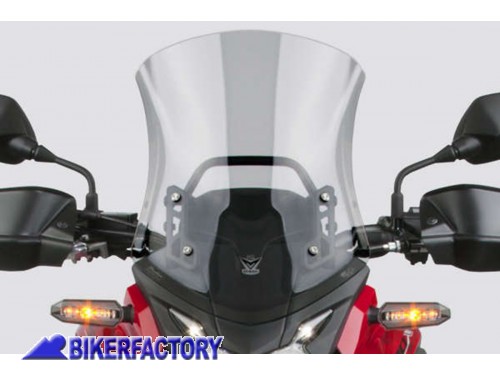 BikerFactory Cupolino parabrezza screen National Cycle VStream SPORT Trasparente per Honda CB500X 19 in poi Alt 42 5 cm Larg 31 4 cm ca N20066 1044591