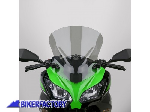 BikerFactory Cupolino parabrezza screen National Cycle VStream SPORT per Kawasaki Ninja 300 13 17 Alt 43 5 cm Larg 35 5 cm ca N20111 1029409
