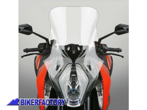 BikerFactory Cupolino parabrezza screen National Cycle VStream Sport Touring per KTM 1290 SuperDuke GT Fum%C3%A8 chiaro N20806 1039179