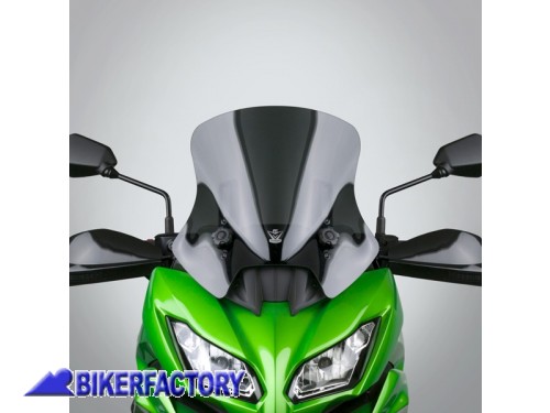 BikerFactory Cupolino parabrezza screen National Cycle VStream Sport per Kawasaki Versys 650 Versys 1000 15 16 Alt 33 6 cm Larg 33 9 cm ca N20115 1036358