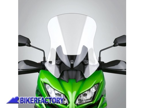 BikerFactory Cupolino parabrezza screen National Cycle VStream Touring per Kawasaki Versys 650 Versys 1000 15 16 Alt 46 3 cm Larg 38 1 cm ca N20117 1036362