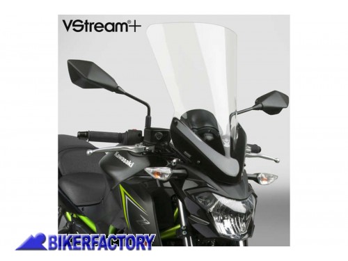 BikerFactory Cupolino parabrezza screen National Cycle VStream Touring per Kawasaki Z650 17 19 Alt 54 9 cm Larg 37 1 cm ca N20135 1042986