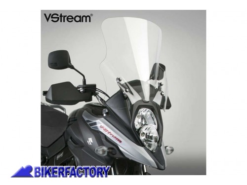 BikerFactory Cupolino parabrezza screen National Cycle VStream Touring per SUZUKI V Strom 650 17 in poi Alt 48 2cm Larg 44 1 cm ca N20222 1038961