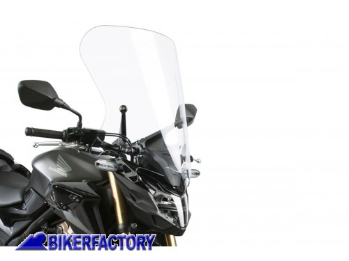 BikerFactory Cupolino parabrezza screen National Cycle VStream mod Touring per HONDA CB500F Alt 55 2 cm Larg 48 9 cm N20075 1048449
