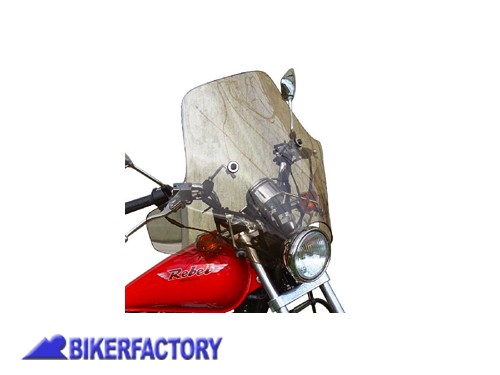 BikerFactory Cupolino parabrezza screen Pullman x HONDA 125 REBEL h 55 cm 1019904