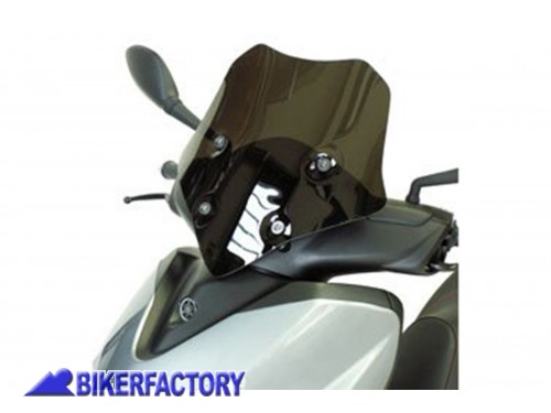 BikerFactory Cupolino parabrezza screen Racing Nero non trasparente x YAMAHA X City 125 250 07 17 h 37 5 cm SE06 BY136RCNO 1013872