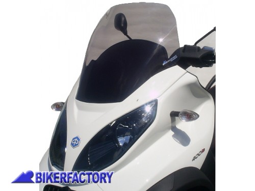BikerFactory Cupolino parabrezza screen Racing x PIAGGIO MP3 125 250 300 400 HYBRID 06 14 h 45 cm 1020774