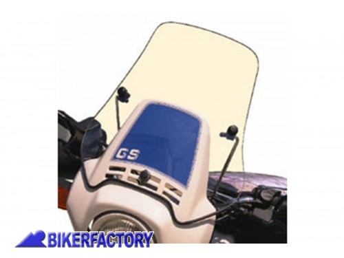 BikerFactory Cupolino parabrezza screen Ranger x BMW R 80 R 100 GS alt 48 cm TRASPARENTE 1013176