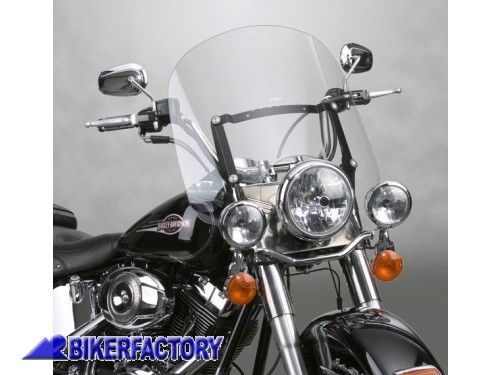 BikerFactory Cupolino parabrezza screen Spartan National cycle x Harley Davidson Alt 41 3 cm Largh 45 7 cm ca N21300 1016462