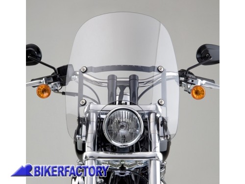 BikerFactory Cupolino parabrezza screen Spartan National cycle x Harley Davidson Alt 41 3 cm Largh 45 7 cm ca N21301 1003067