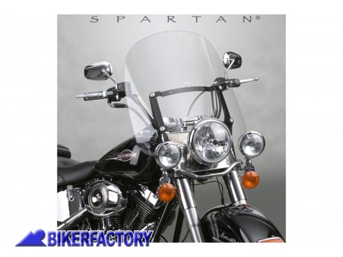 BikerFactory Cupolino parabrezza screen Spartan National cycle x Harley Davidson Alt 47 0 cm Largh 45 7 cm ca Ex fiera o dimostrazione N21200 DE75 1038664