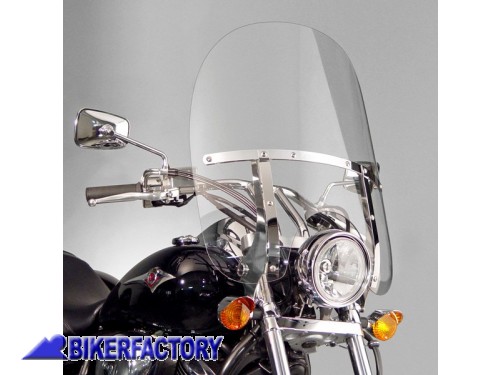 BikerFactory Cupolino parabrezza screen SwitchBlade 2 UP National cycle Alt 66 0 cm Larg 58 4 cm ca N21135 1002726