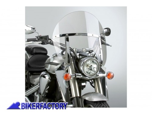 BikerFactory Cupolino parabrezza screen SwitchBlade Chopped National cycle Alt 37 4 cm Larg 56 6 cm ca TRASPARENTE N21405 1047836