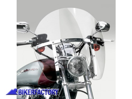 BikerFactory Cupolino parabrezza screen SwitchBlade Chopped National cycle Alt 53 6 cm Larg 56 3 cm ca Scegli il colore 1002780