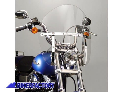 BikerFactory Cupolino parabrezza screen SwitchBlade Chopped National cycle Alt 58 6 cm Larg 56 9 cm ca Scegli il colore 1002789