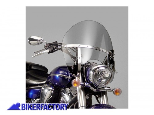 BikerFactory Cupolino parabrezza screen SwitchBlade Chopped National cycle Alt 58 9 cm Larg 56 9 cm ca Fum%C3%A8 N21438 1002776