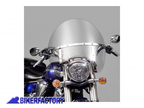 BikerFactory Cupolino parabrezza screen SwitchBlade Chopped National cycle Alt 58 9 cm Larg 56 9 cm ca Trasparente N21437 1047343