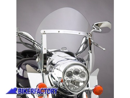 BikerFactory Cupolino parabrezza screen SwitchBlade Shorty National cycle Alt 48 3 cm Larg 47 6 cm ca Trasparente 1002819