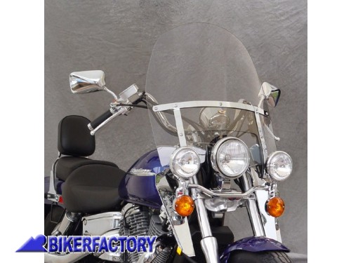 BikerFactory Cupolino parabrezza screen Touring Heavy Duty National Cycle per Harley Davidson Alt 50 8 cm Largh 54 6 cm ca N2210 1013217