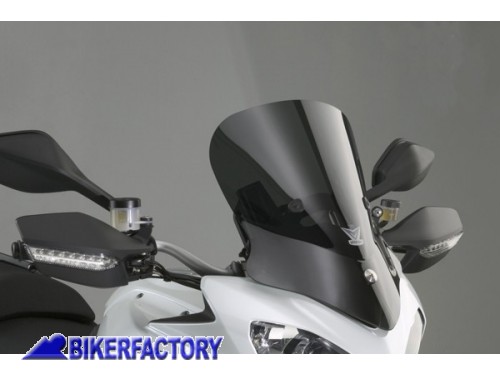 BikerFactory Cupolino parabrezza screen VSTREAM National Cycle mod SPORT per DUCATI Multistrada 1200 Alt 44 5 cm Largh 34 3 cm ca N20502 1010015