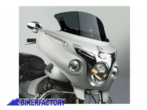 BikerFactory Cupolino parabrezza screen VStream National Cycle x Indian Chieftain e Roadmaster Mod TALL alto Alt Max 43 8 cm Largh Max 69 2 cm N20703 1039824