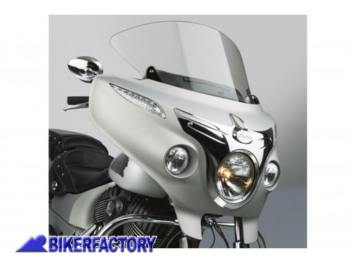BikerFactory Cupolino parabrezza screen VStream National Cycle x Indian Chieftain e Roadmaster Mod TALL alto Alt Max 43 8 cm Largh Max 69 2 cm N20705 1039825