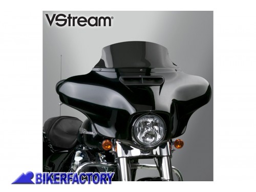 BikerFactory Cupolino parabrezza screen VStream National cycle mod Ultra Low x Harley Davidson Rushmore FLHT FLHX Alt 18 4 cm N20411 1036372