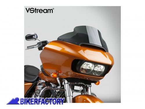 BikerFactory Cupolino parabrezza screen VStream National cycle x Harley Davidson FLTR FLTRK FLTRU FLTRX FLTRXS Road Glide Mod LOW alt 22 8 cm N20433 1045661