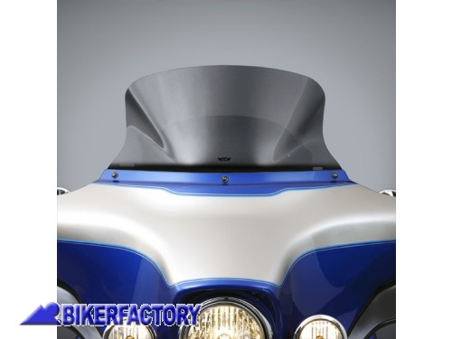 BikerFactory Cupolino parabrezza screen VStream x Harley Davidson Mod Low National cycle Fume chiaro light tint Alt 27 3 cm Largh 44 8 cm ca N20406 1002897