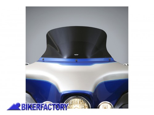 BikerFactory Cupolino parabrezza screen VStream x Harley Davidson Mod Low National cycle fume scuro Dark tint Alt 27 3 cm Largh 44 8 cm ca N20404 1025044