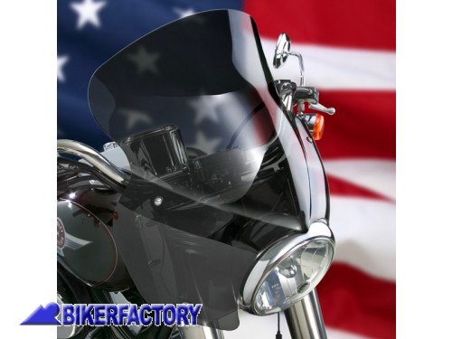BikerFactory Cupolino parabrezza screen Wave QR National Cycle per Harley Davidson FLS Softail alt 31 8 cm largh 46 3 cm ca N21603 1016536