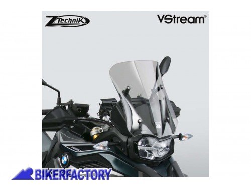 BikerFactory Cupolino parabrezza screen ZTechnik VStream Sport per BMW F 850 GS F900GS Adventure colore fum%C3%A9 chiaro Alt 38 4 cm Larg 31 8 cm ca Z2376 1040627