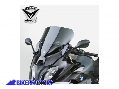 BikerFactory Cupolino parabrezza screen ZTechnik VStream Sport per BMW R 1200 1250 RS colore fum%C3%A9 scuro Alt 40 6 cm Larg 44 7 cm ca Z2373 1034288