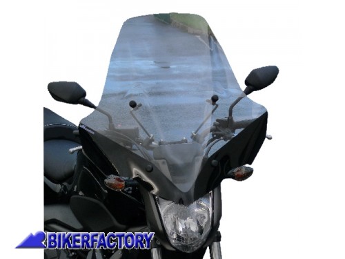 BikerFactory Cupolino parabrezza screen alta protezione TRASPARENTE x Honda NC 700 S NC 750 S h 70 cm 1024284
